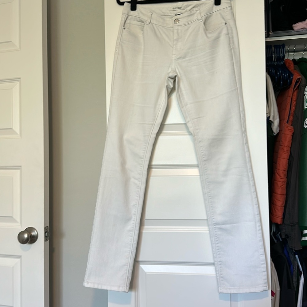 White House Black Market Denim Jane Zip Skinny in Evie Size 8R